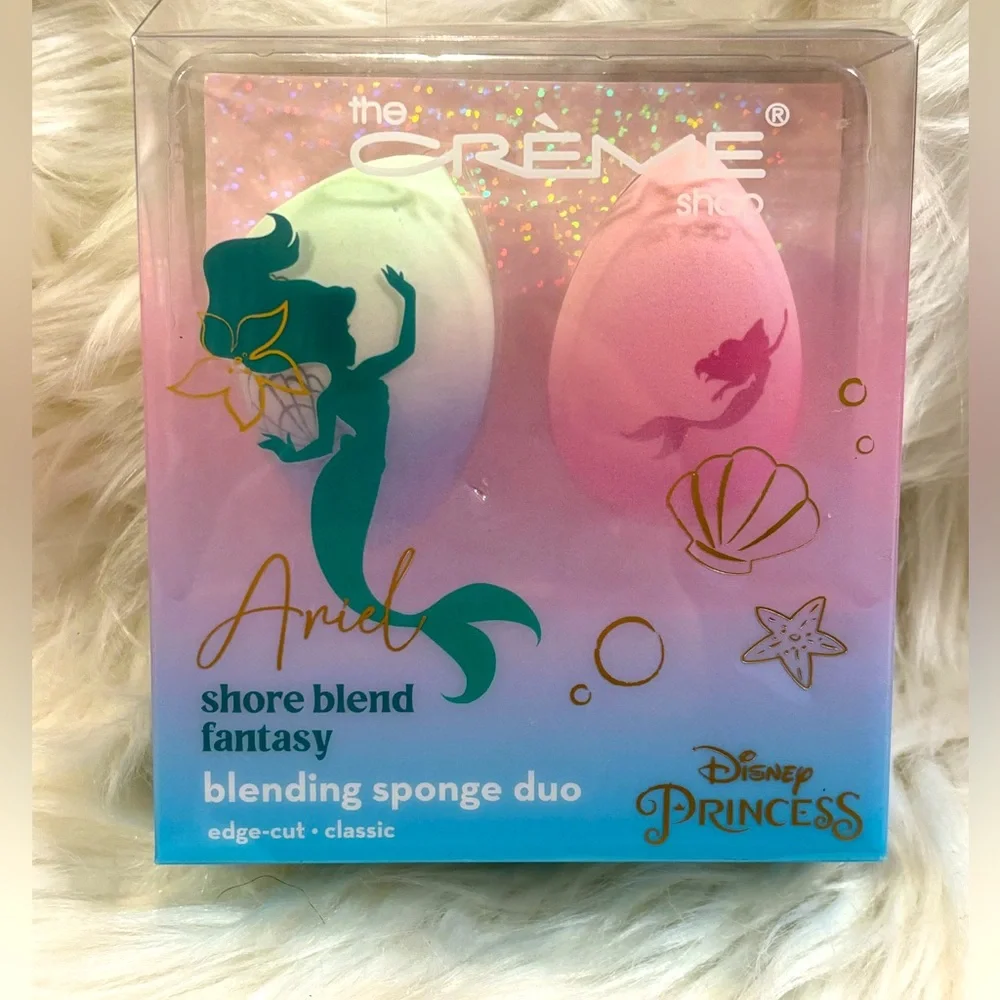 ARIEL Shore Blend Fantasy The Crème Shop Disney Princess Blending Sponge Duo